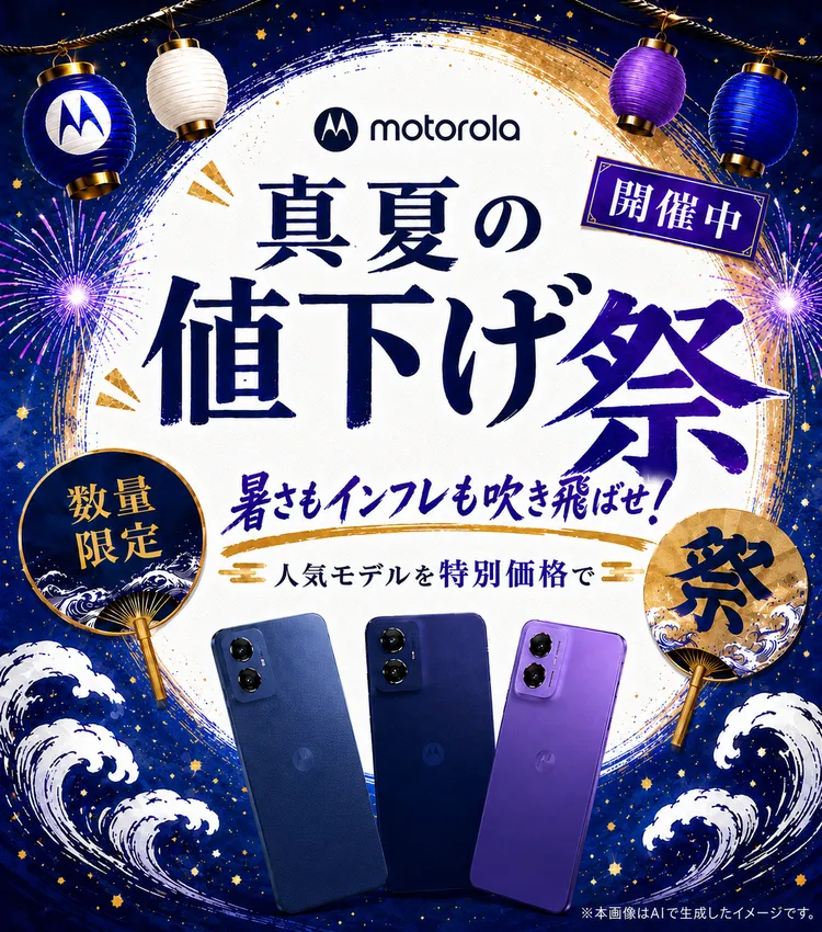 motorola 真夏の値下げ祭