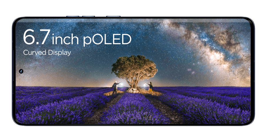 6.7inch pOLED Curved Display