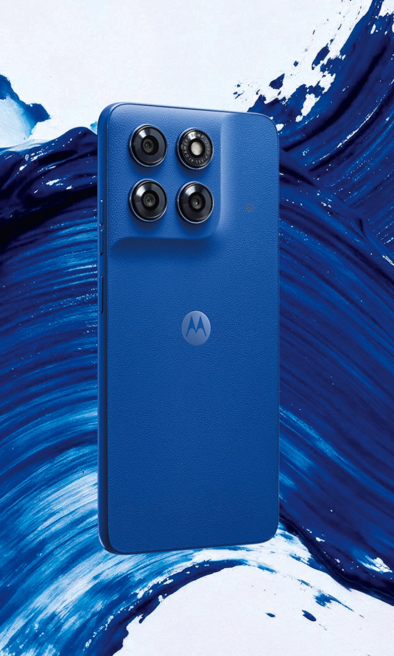 3200万画素セルフィーカメラと大容量バッテリー moto g 37J Nautical Blue