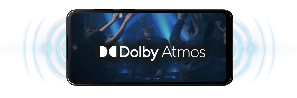 高性能サウンド Dolby Atmos®とステレオスピーカー